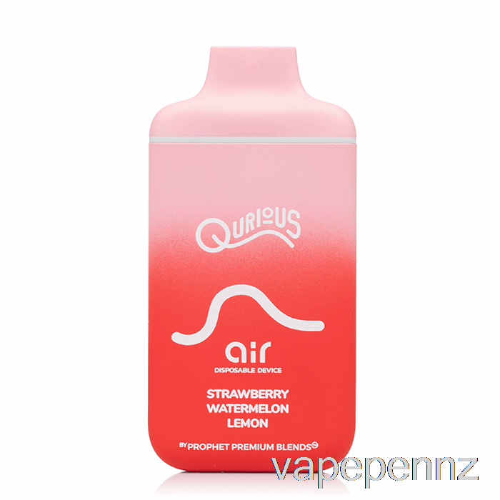 Qurious Air 6000 Disposable Strawberry Watermelon Lemon VAPE NZ